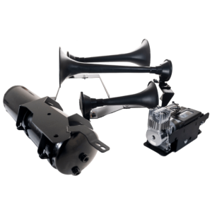 Chevrolet Silverado 3500 HD Onboard Air System - Kleinn Air Horns - Model 230 Horns - `20-`24 Chevrolet Silverado 3500 HD Onboard Air System - Kleinn Air Horns - Model 230 Horns - `20-`24